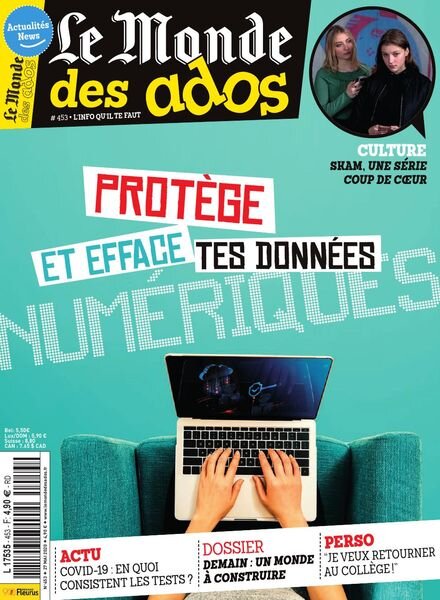 Le Monde des Ados – 27 mai 2020 Cover