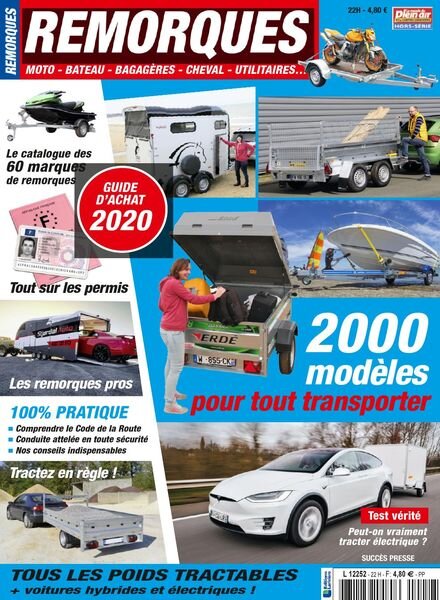 Le Monde du Plein-Air – Hors-Serie Remorques – mai 2020 Cover