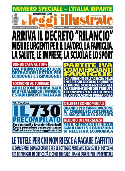 Leggi Illustrate – giugno 2020 Cover