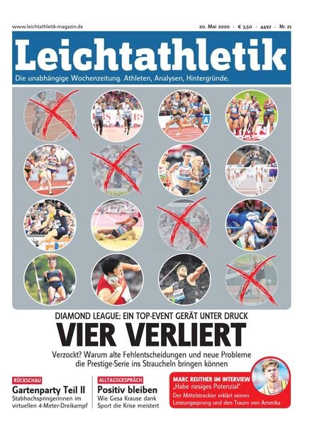 Leichtathletik – 20 Mai 2020 Cover
