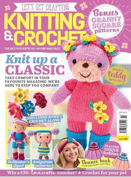 Let’s Get Crafting Knitting & Crochet – June 2020 Cover