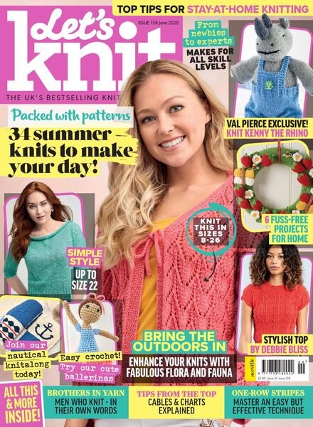 Let’s Knit – Issue 158 – June 2020 Cover