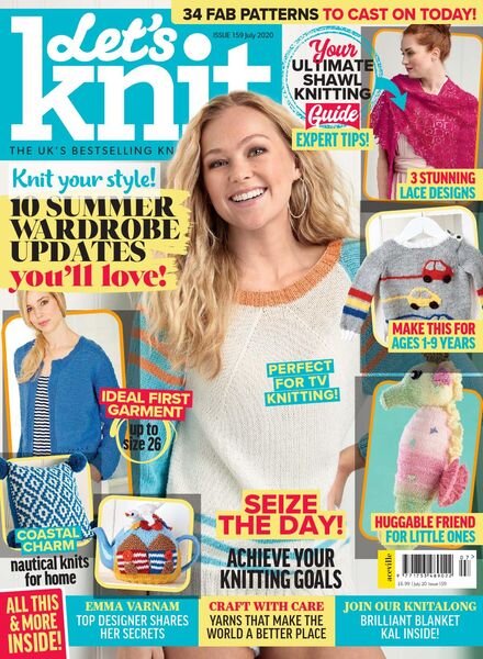 Let’s Knit – Issue 159 – July 2020 Cover