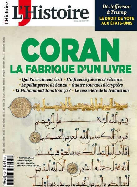 L’Histoire – Juin 2020 Cover