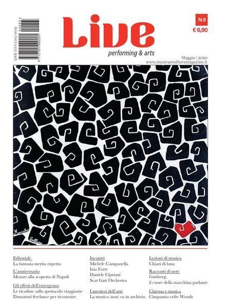 LIVE Performing & Arts – Maggio 2020 Cover