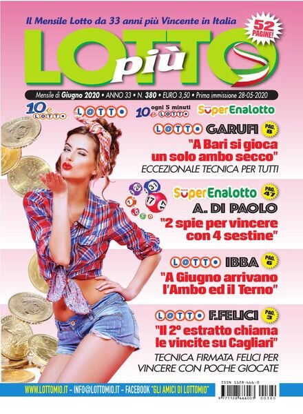 Lottopiu – Giugno 2020 Cover