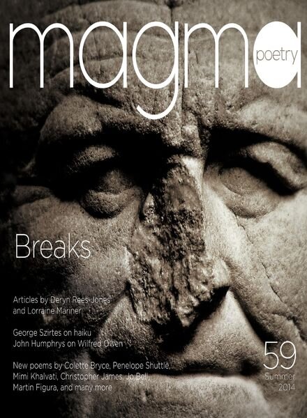 Magma Poetry – 59 Breaks Cover