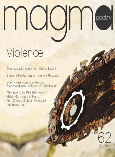 Magma Poetry – 62 Violence Cover