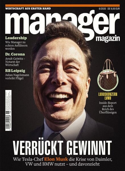 Manager Magazin – Juni 2020 Cover
