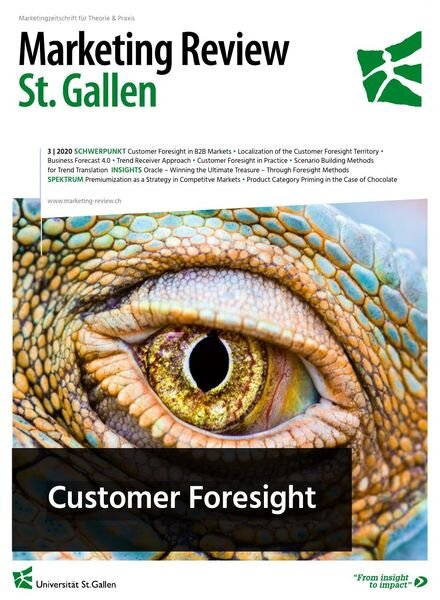 Marketing Review St Gallen – Mai 2020 Cover