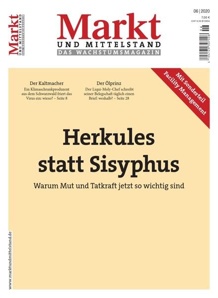 Markt und Mittelstand – Juni 2020 Cover