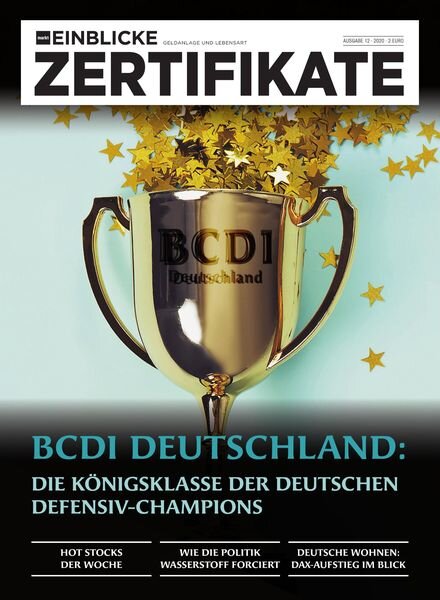 marktEINBLICKE Zertifikate – 10 Juni 2020 Cover