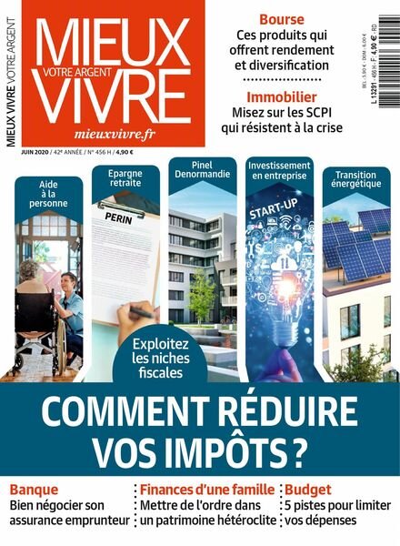 Mieux Vivre Votre Argent – juin 2020 Cover