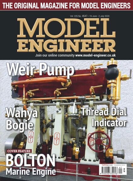 Model Engineer – Issue 4641 – 19 June 2020 Cover