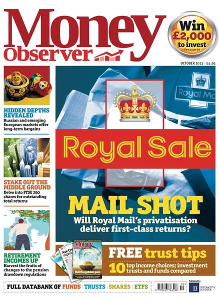 Money Observer – October 2013 Cover