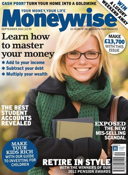 Moneywise – September 2012 Cover
