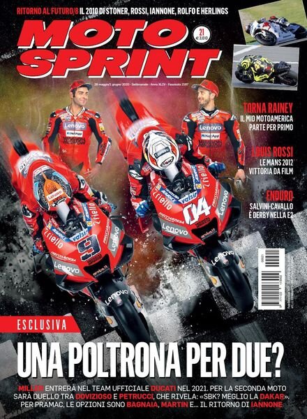 Moto Sprint – 26 Maggio 2020 Cover