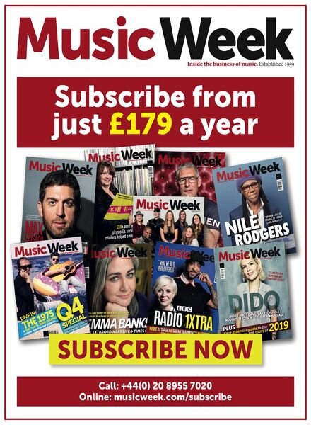 Music Week – 11.03.2019 Cover