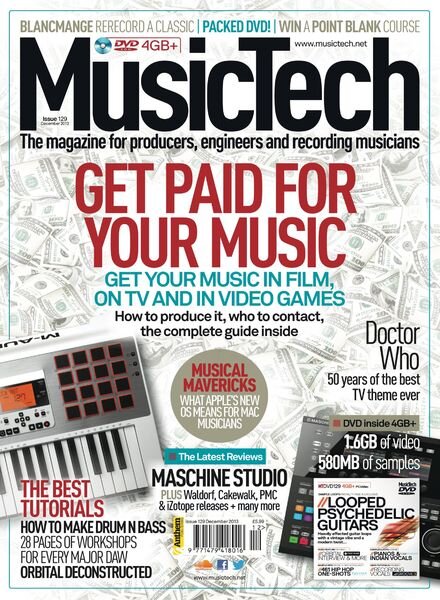 MusicTech – December 2013 Cover