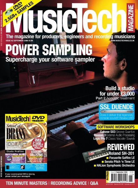 MusicTech – September 2006 Cover