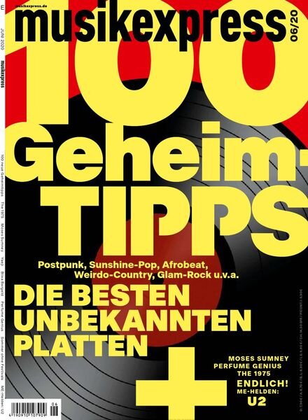 Musikexpress – Juni 2020 Cover