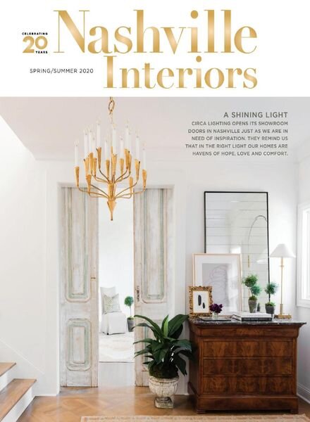 Nashville Interiors – Spring-Summer 2020 Cover