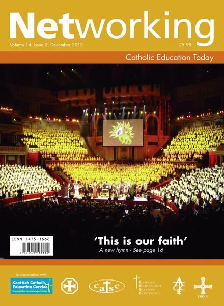Networking – Catholic Education Today – December 2012 Cover