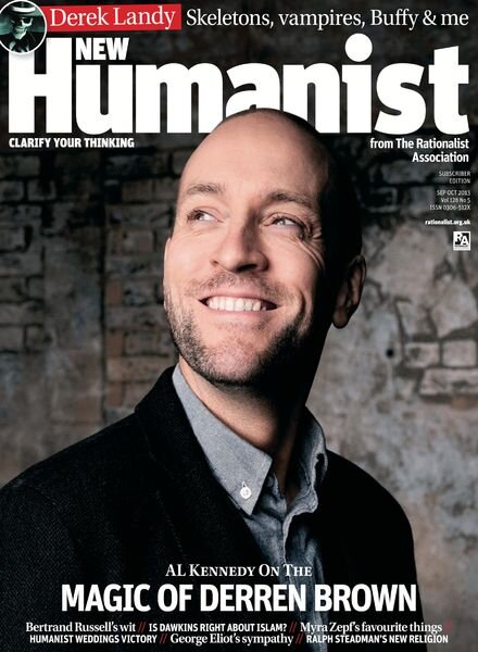 New Humanist – September – October 2013 Cover