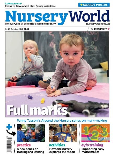 Nursery World – 14 October 2019 Cover