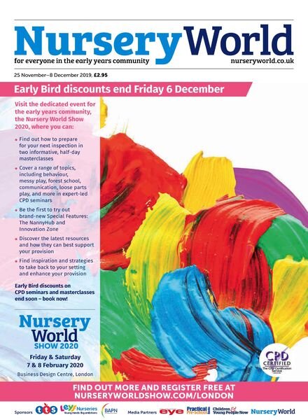 Nursery World – 25 November 2019 Cover