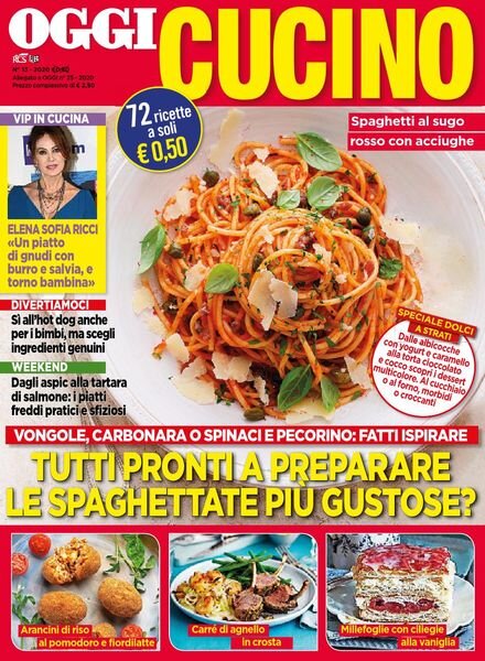 Oggi Cucino – 25 giugno 2020 Cover