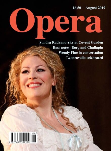 Opera – August 2019 Cover