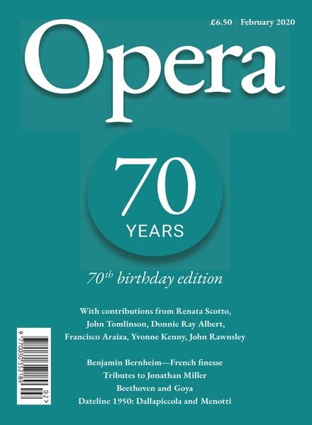 Opera – February 2020 Cover
