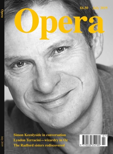 Opera – July 2019 Cover