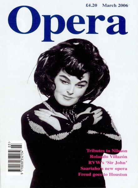 Opera – March 2006 Cover