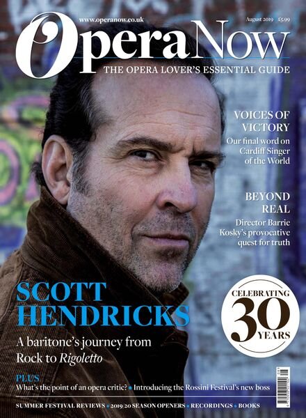 Opera Now – August 2019 Cover