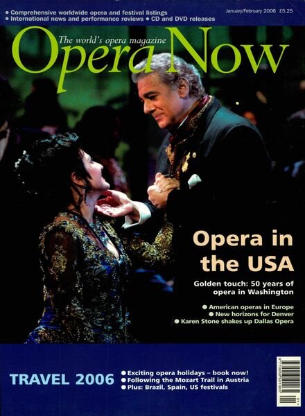 Opera Now – January-February 2006 Cover