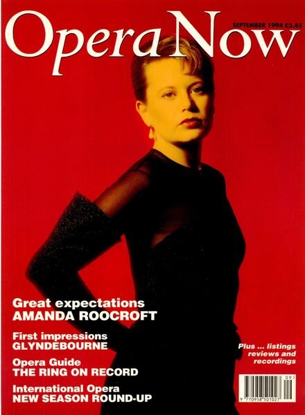 Opera Now – September 1994 Cover