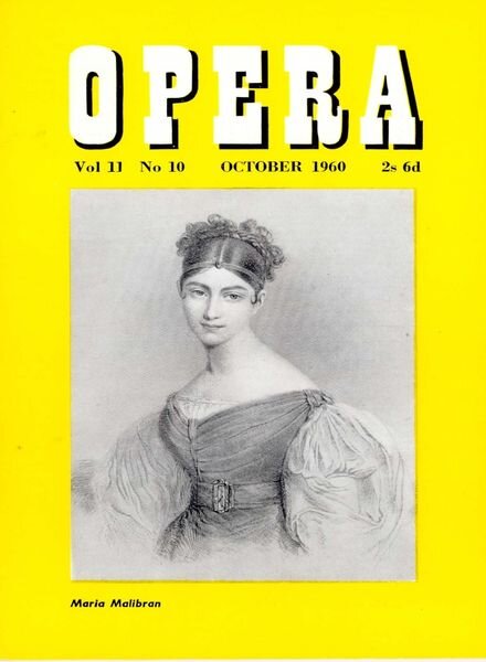 Opera – October 1960 Cover