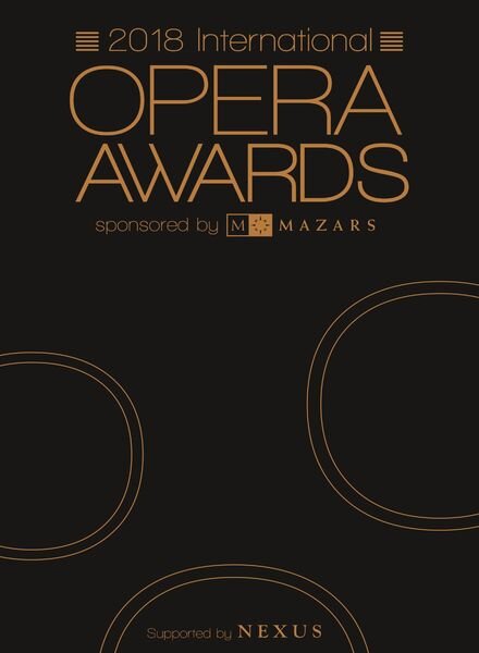 Opera – Opera Awards 2018 Cover
