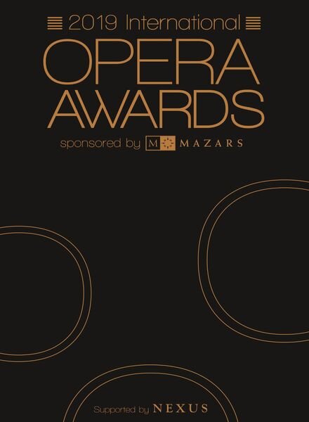 Opera – Opera Awards 2019 Cover