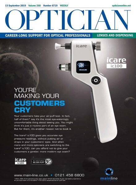 Optician – 13 September 2019 Cover