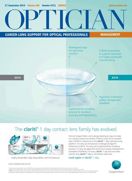 Optician – 27 September 2019 Cover