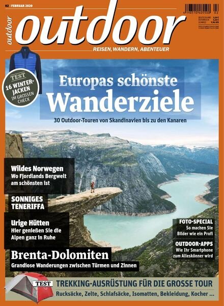 Outdoor – Februar 2020 Cover