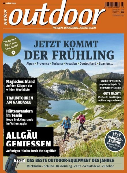 Outdoor – Marz 2020 Cover