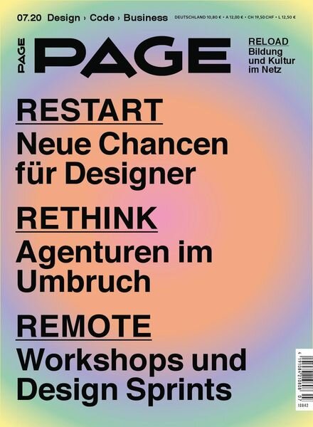 Page – Mai 2020 Cover