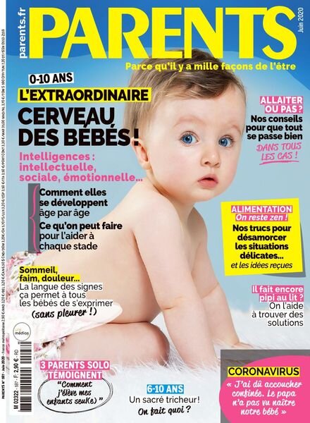 Parents France – 01 mai 2020 Cover