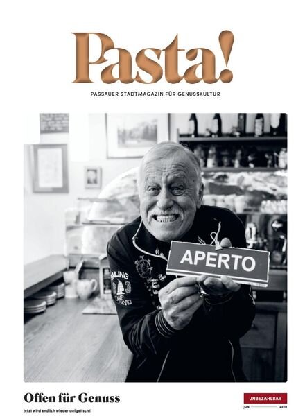 Pasta! – Juni 2020 Cover