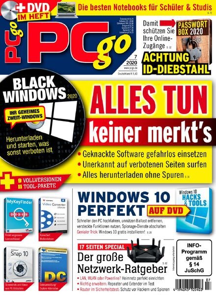 PCgo – Juli 2020 Cover