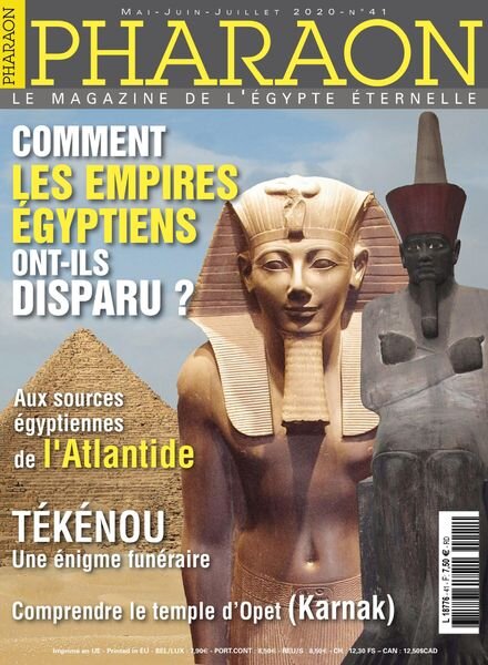 Pharaon Magazine – Mai-Juillet 2020 Cover